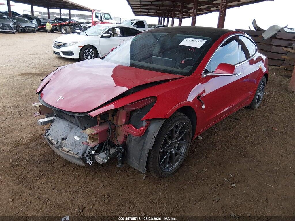 5YJ3E1EA2KF324822 2019 TESLA MODEL 3 photo no. 2