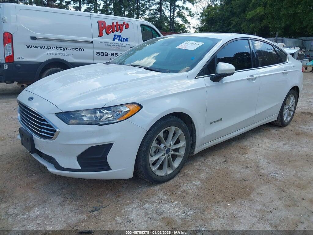 3FA6P0LU3KR263788 2019 FORD FUSION HYBRID photo no. 2