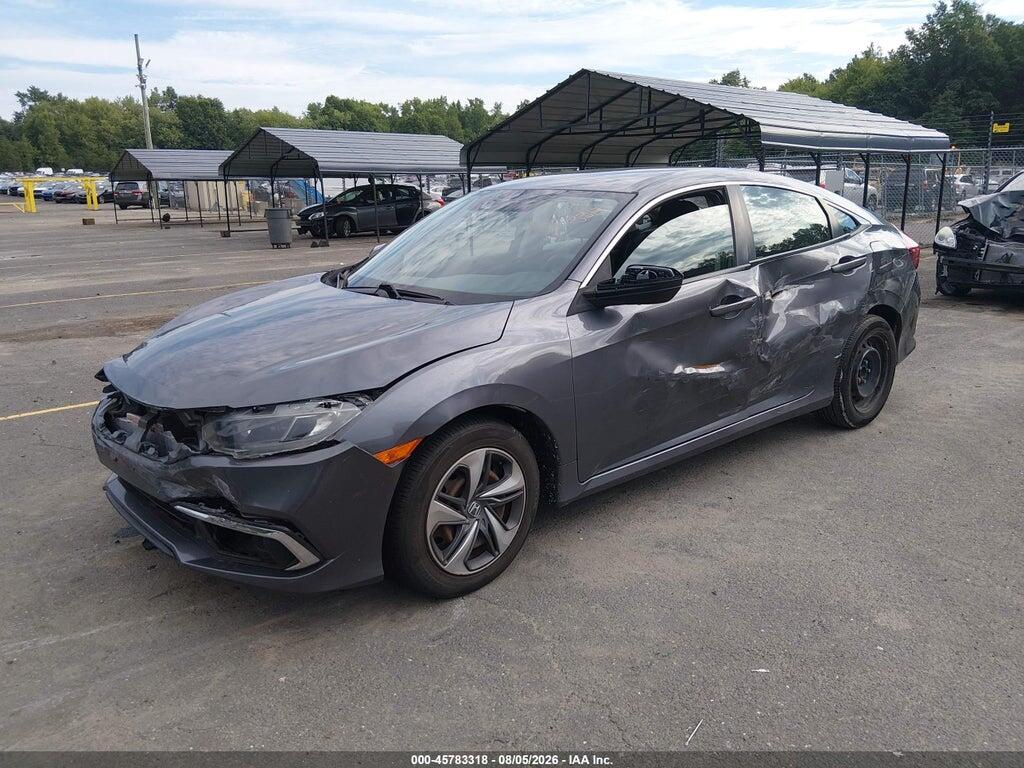 2HGFC2F66KH591296 2019 HONDA CIVIC photo no. 2