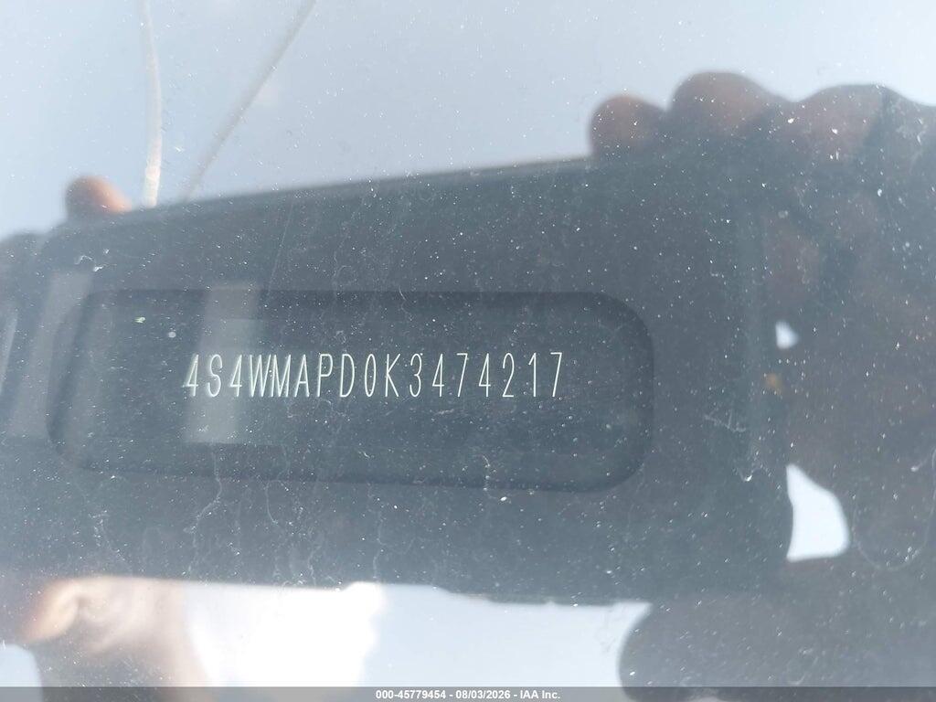 4S4WMAPD0K3474217 2019 SUBARU ASCENT photo no. 9
