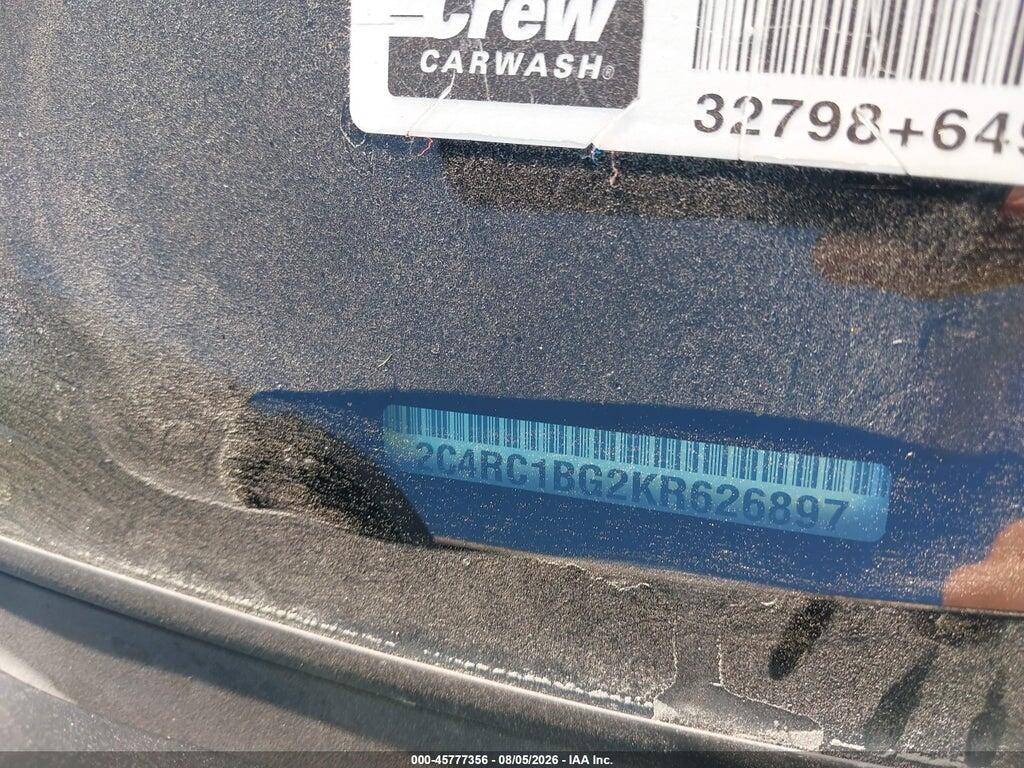 2C4RC1BG2KR626897 2019 CHRYSLER PACIFICA photo no. 9