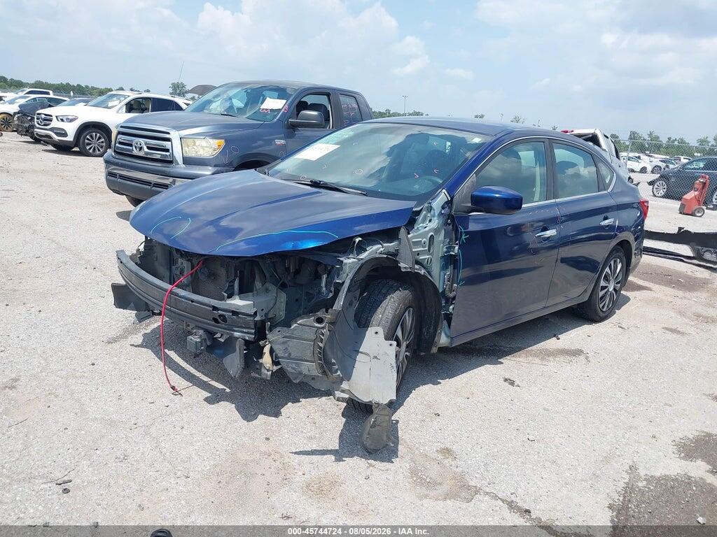 3N1AB7AP0KY375658 2019 NISSAN SENTRA photo no. 2