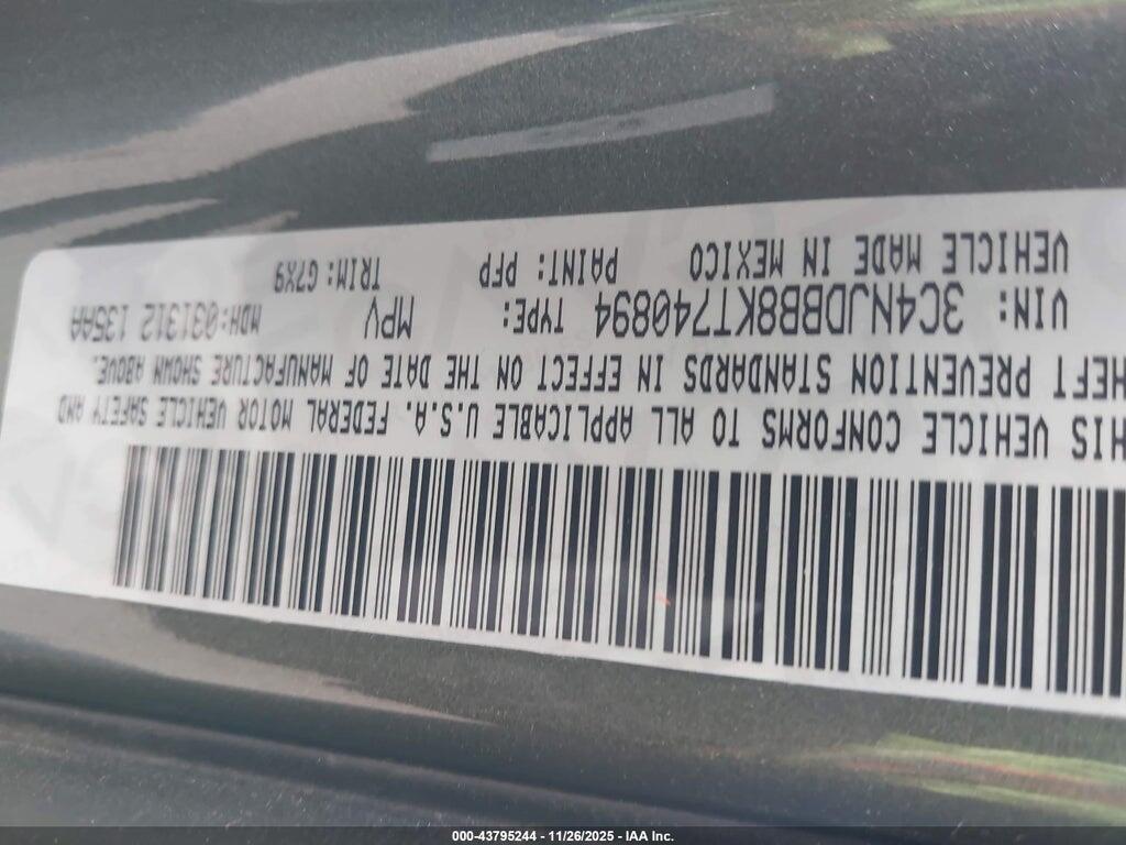 3C4NJDBB8KT740894 2019 JEEP COMPASS photo no. 9