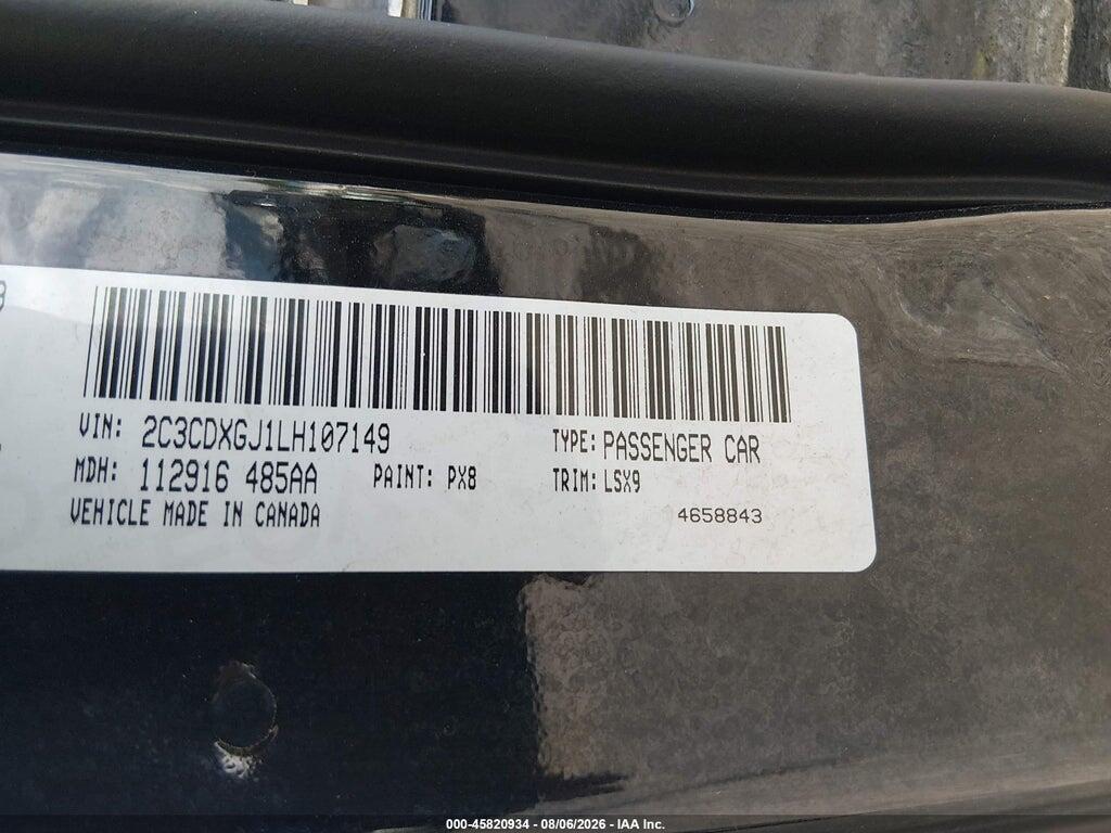 2C3CDXGJ1LH107149 2020 DODGE CHARGER photo no. 9