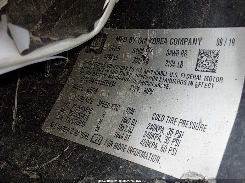 KL4CJASB6LB035434 2020 BUICK ENCORE photo no. 9