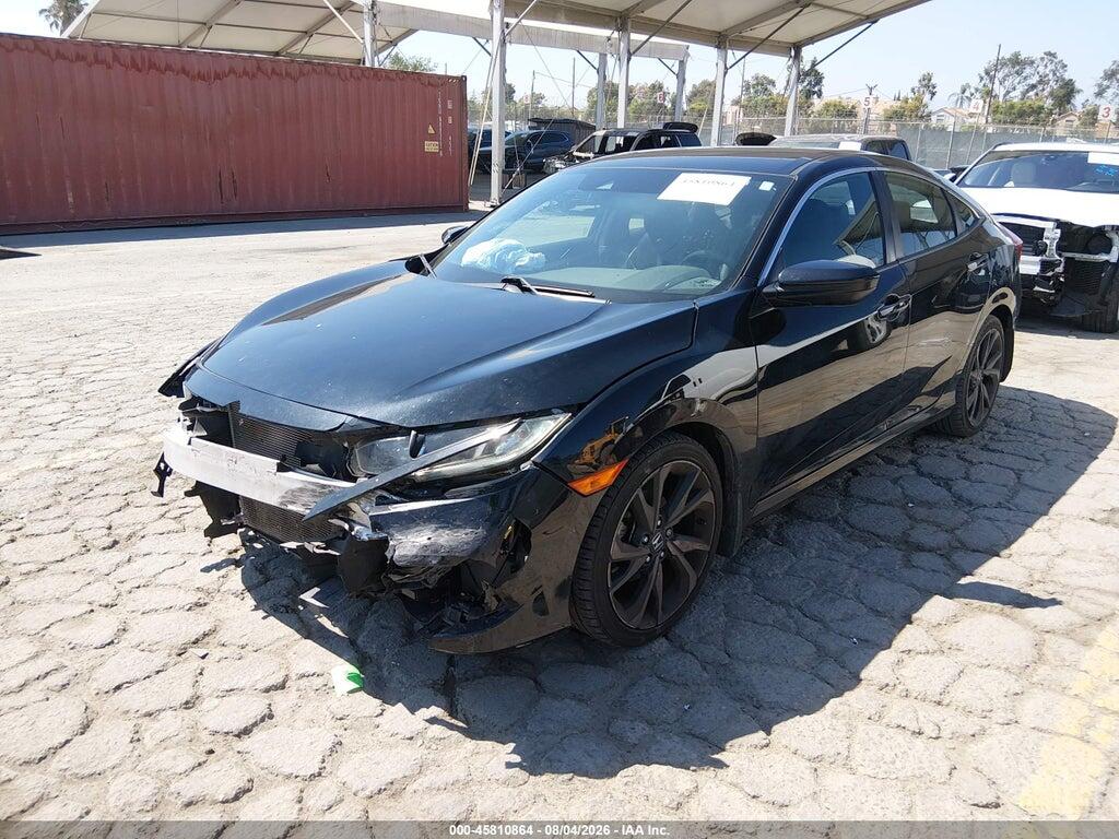 19XFC2F8XLE211759 2020 HONDA CIVIC photo no. 2