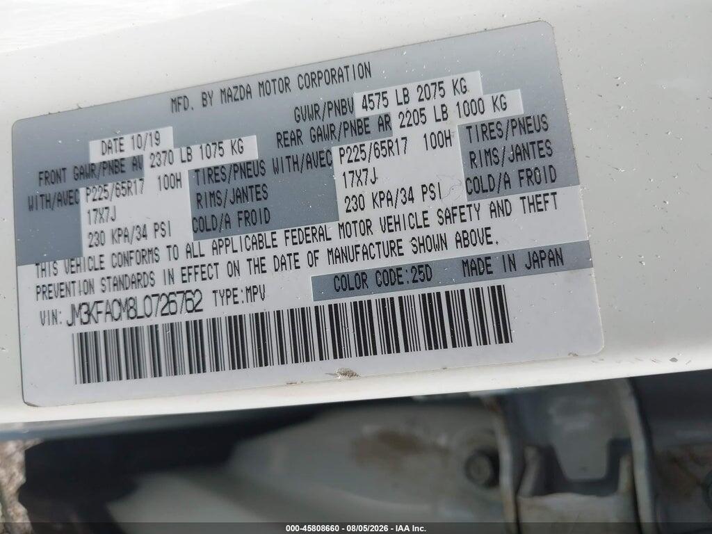 JM3KFACM8L0726762 2020 MAZDA CX-5 photo no. 9