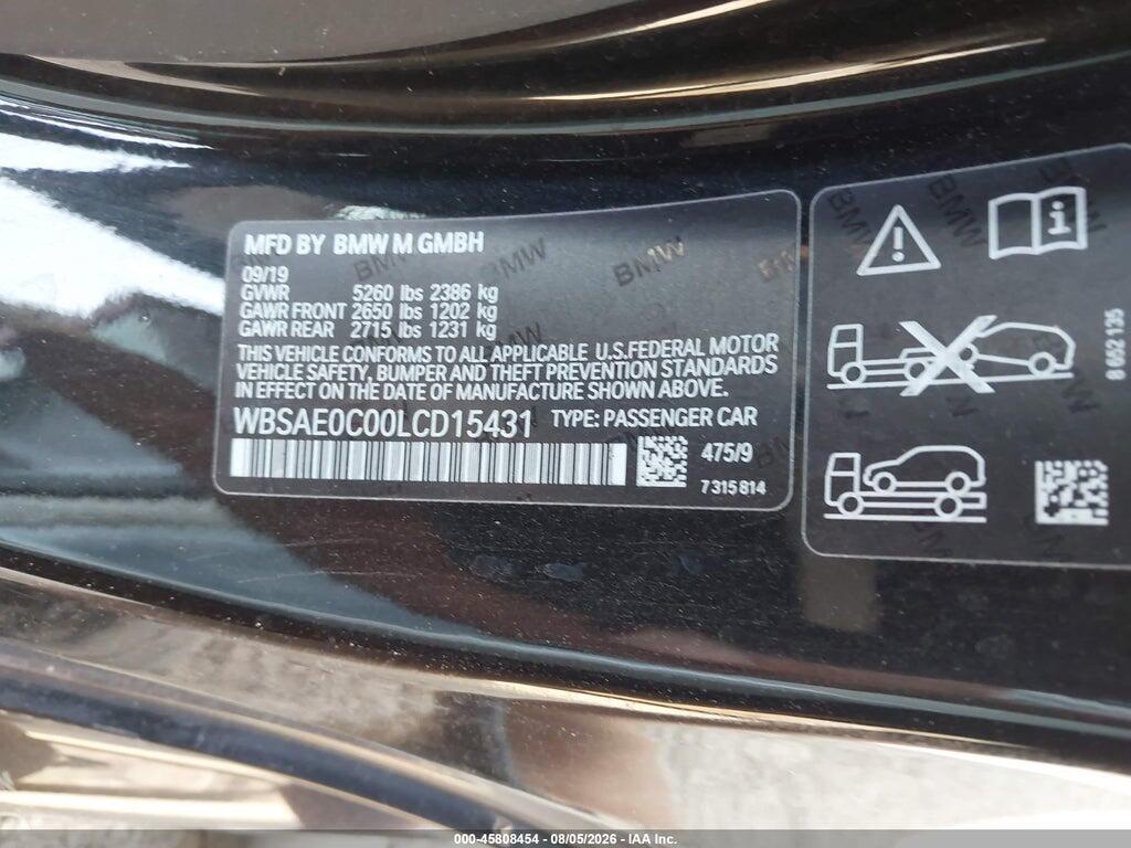 WBSAE0C00LCD15431 2020 BMW M8 photo no. 9