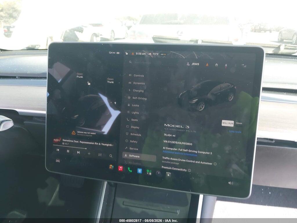 5YJ3E1EA0LF613800 2020 TESLA MODEL 3 photo no. 7