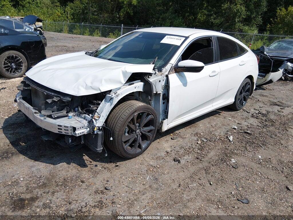 19XFC2F8XLE003302 2020 HONDA CIVIC photo no. 2