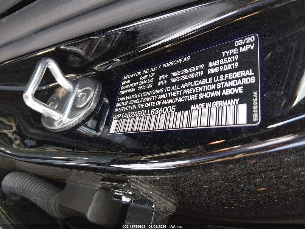 WP1AB2A50LLB36005 2020 PORSCHE MACAN photo no. 9