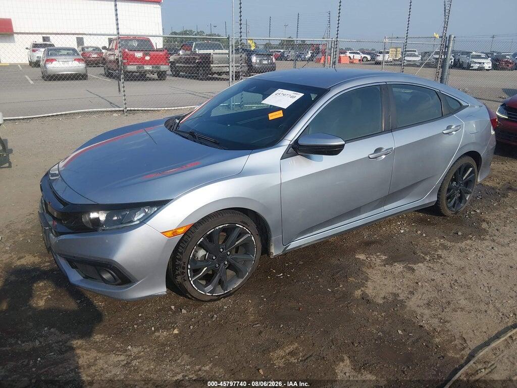 2HGFC2F80LH541691 2020 HONDA CIVIC photo no. 2
