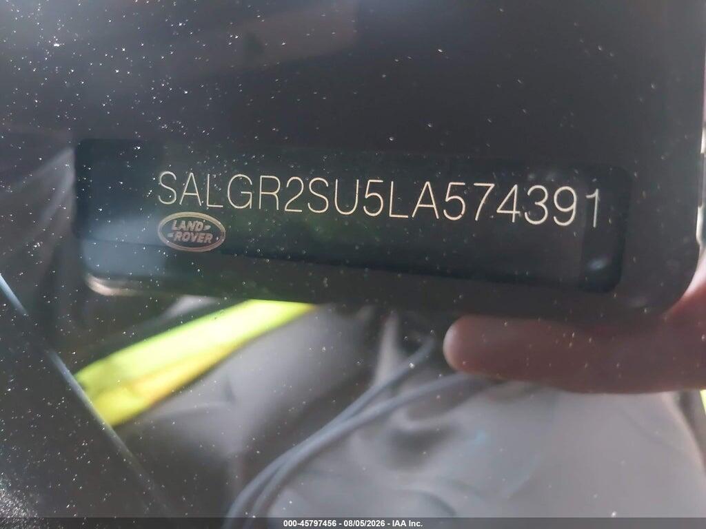 SALGR2SU5LA574391 2020 LAND ROVER RANGE ROVER photo no. 9