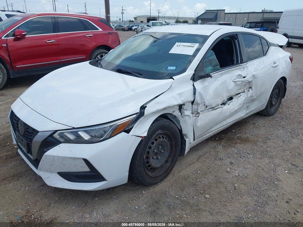 3N1AB8BV5LY299701 2020 NISSAN SENTRA photo no. 2