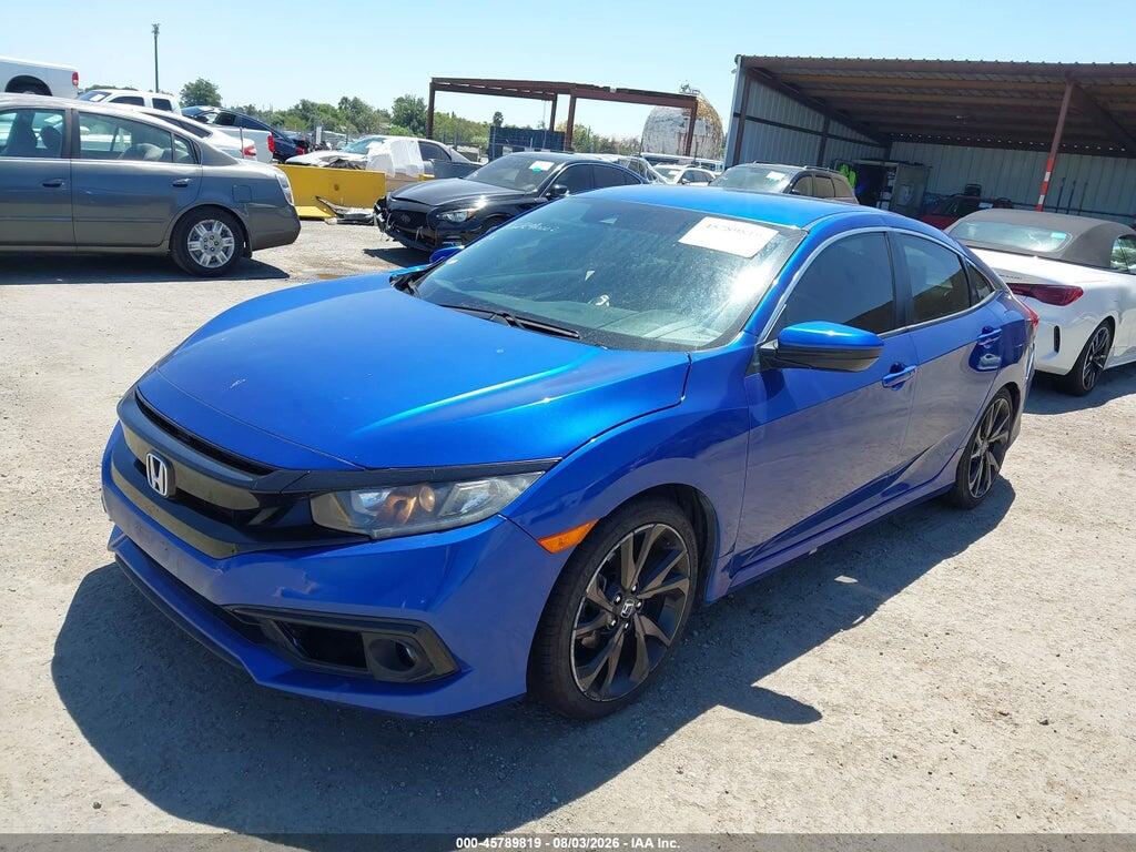 2HGFC2F8XLH596245 2020 HONDA CIVIC photo no. 2