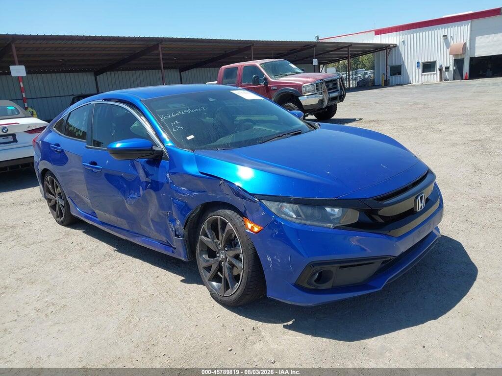 2HGFC2F8XLH596245 2020 HONDA CIVIC photo no. 6