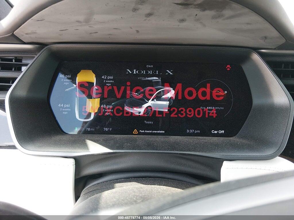 5YJXCBE27LF239014 2020 TESLA MODEL X photo no. 7