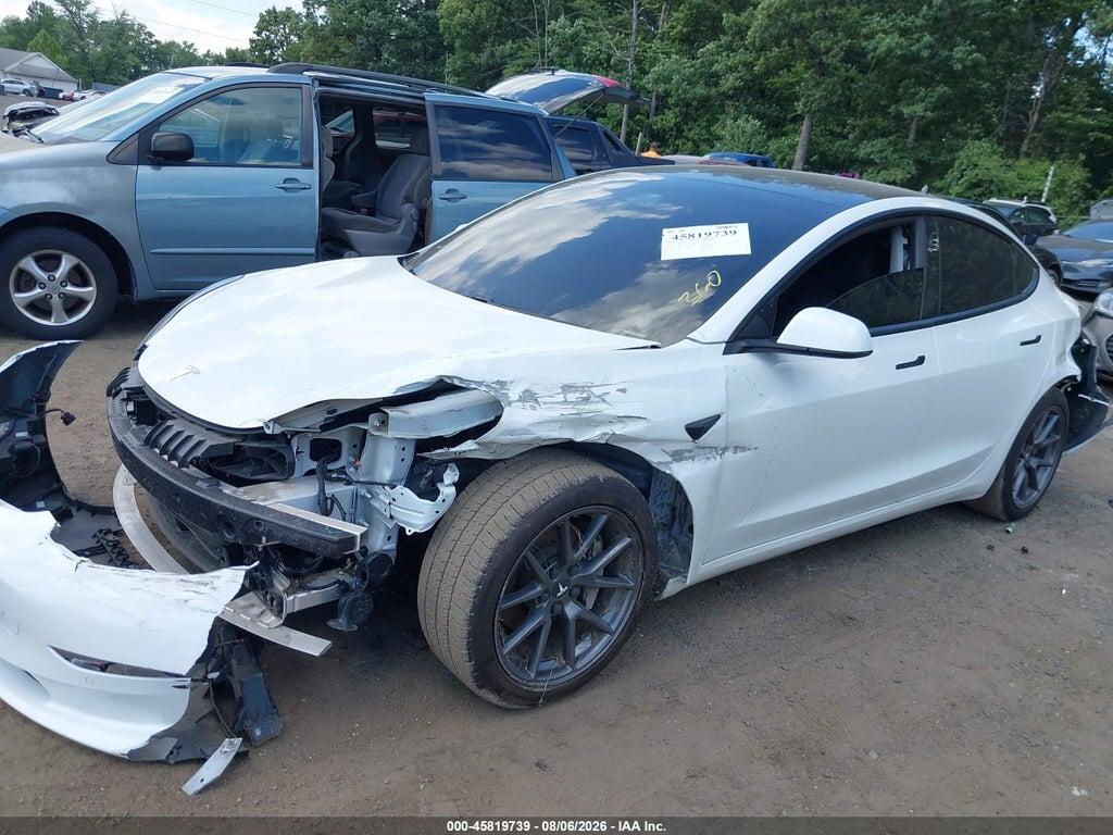 5YJ3E1EA8MF041540 2021 TESLA MODEL 3 photo no. 2