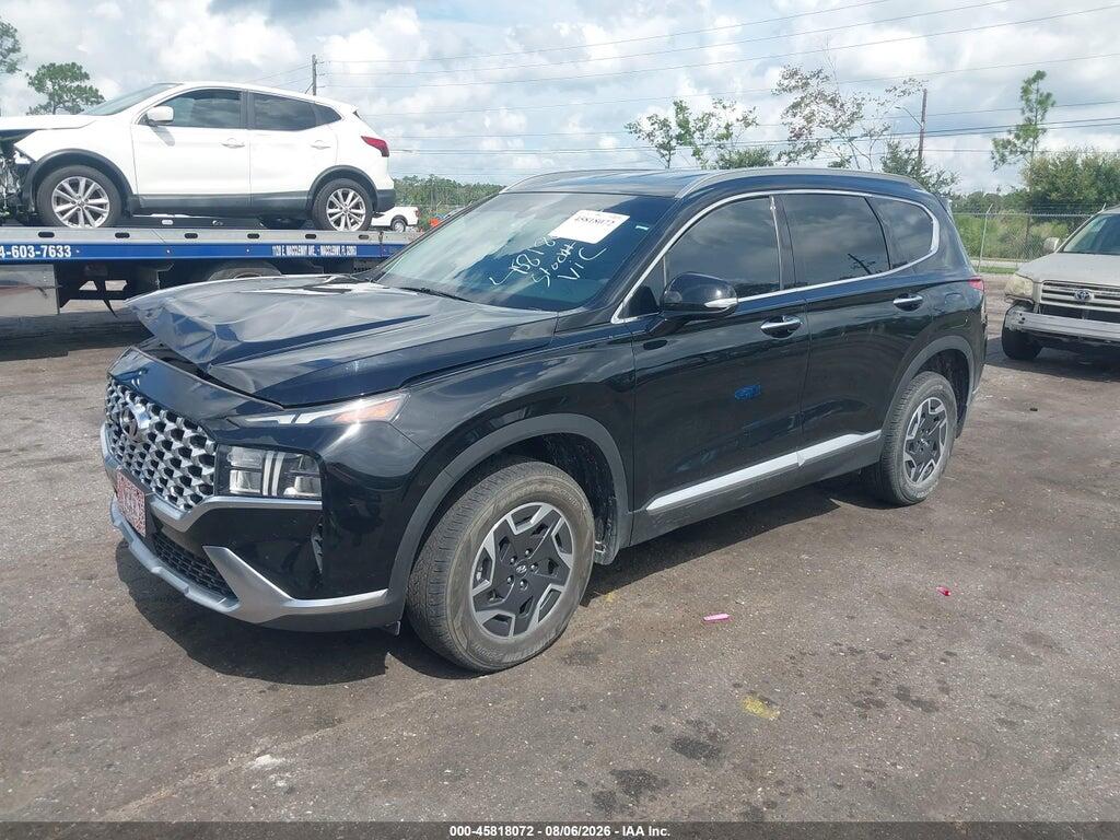 KM8S2DA18MU009072 2021 HYUNDAI SANTA FE HYBRID photo no. 2