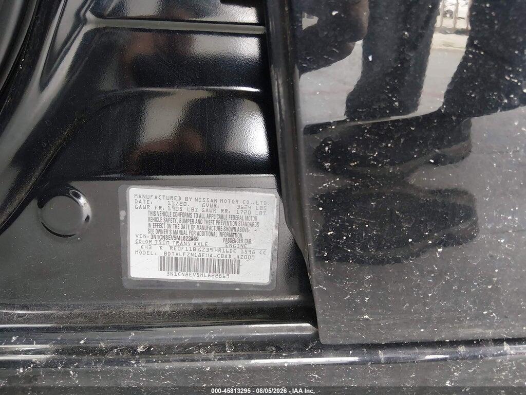 3N1CN8EV5ML822869 2021 NISSAN VERSA photo no. 9