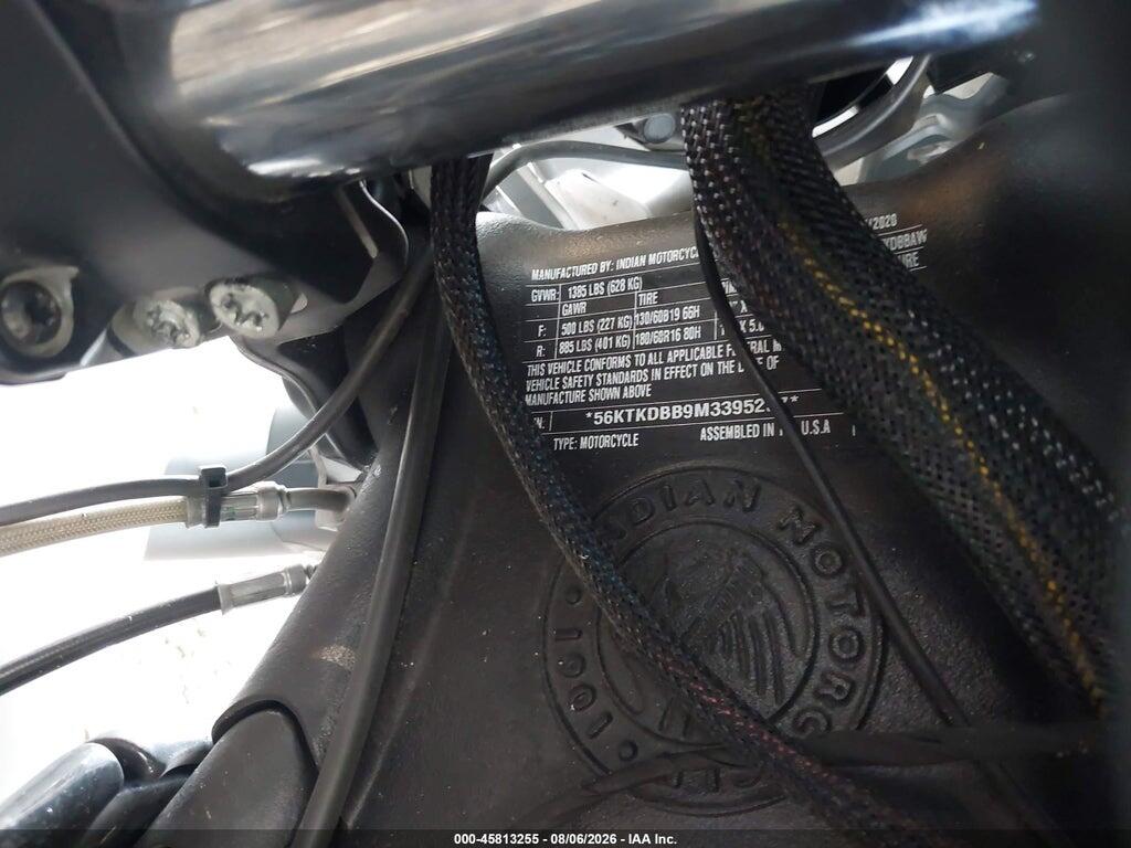 56KTKDBB9M3395257 2021 INDIAN MOTORCYCLE CO. ROADMASTER photo no. 10