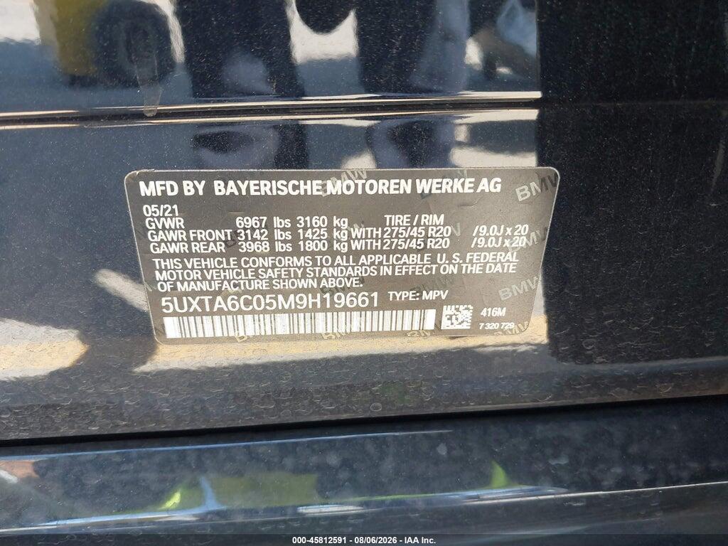5UXTA6C05M9H19661 2021 BMW X5 PHEV photo no. 9