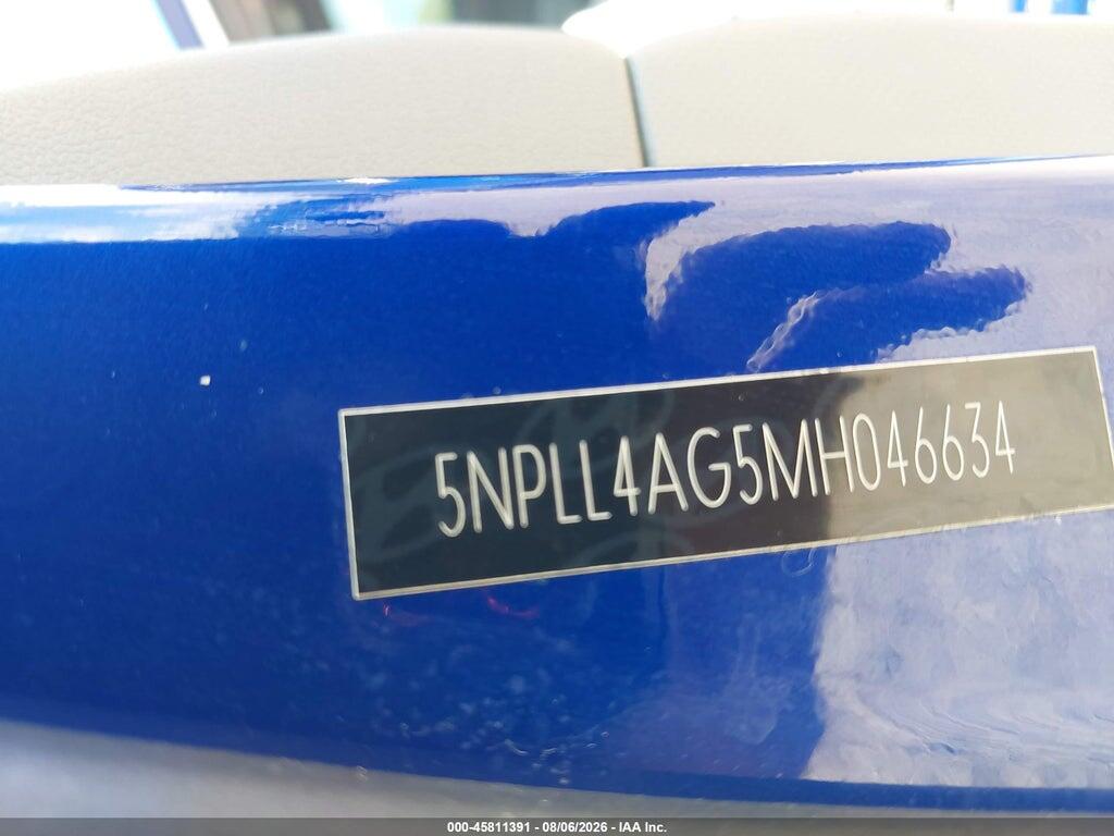 5NPLL4AG5MH046634 2021 HYUNDAI ELANTRA photo no. 9