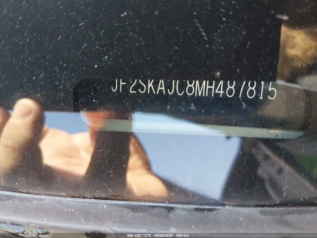 JF2SKAJC8MH487815 2021 SUBARU FORESTER photo no. 9