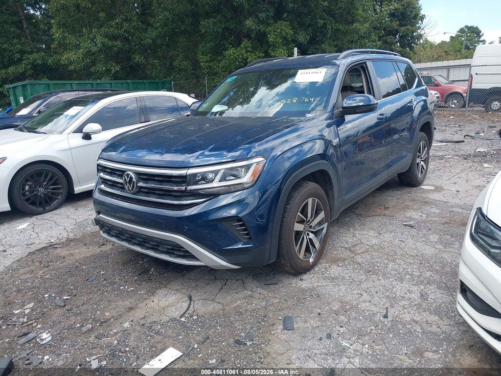 1V2LP2CA2MC528764 2021 VOLKSWAGEN ATLAS photo no. 2