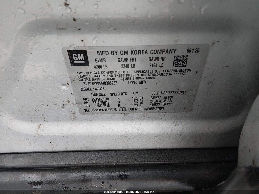 KL4CJASB6MB305232 2021 BUICK ENCORE photo no. 9