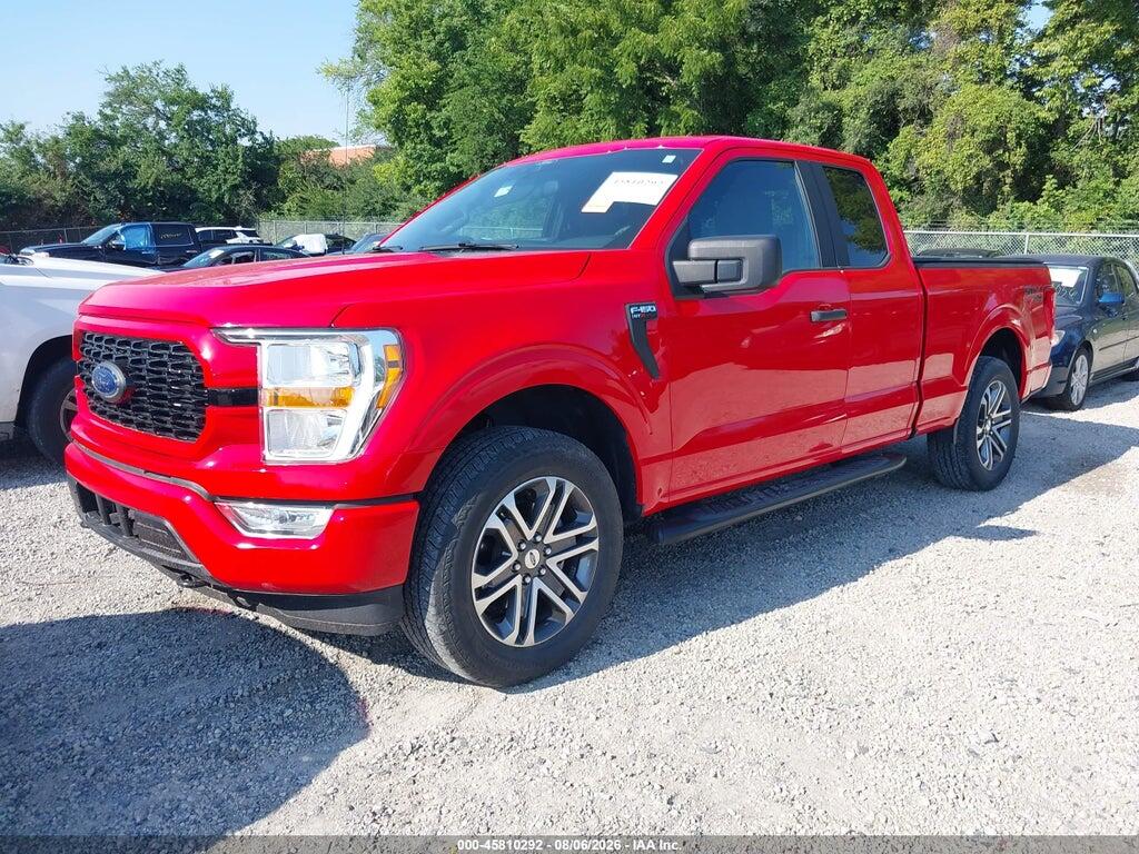 1FTEX1EP5MKD07459 2021 FORD F-150 photo no. 2