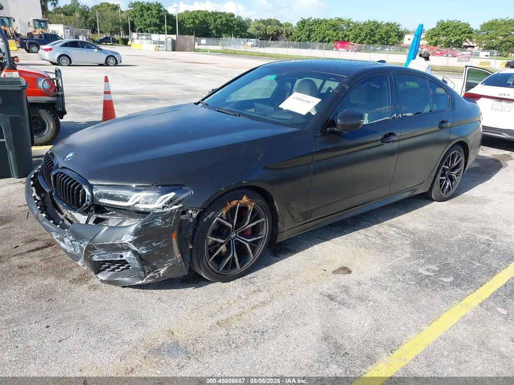 WBA53BH02MCF10142 2021 BMW 530I photo no. 2