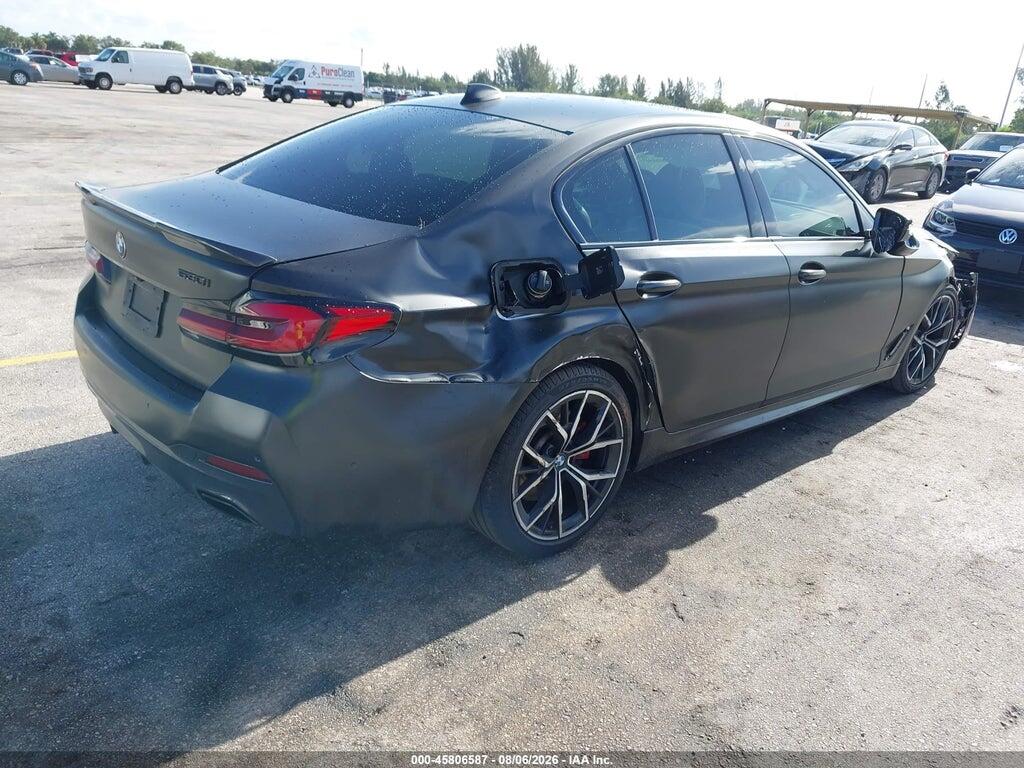 WBA53BH02MCF10142 2021 BMW 530I photo no. 4