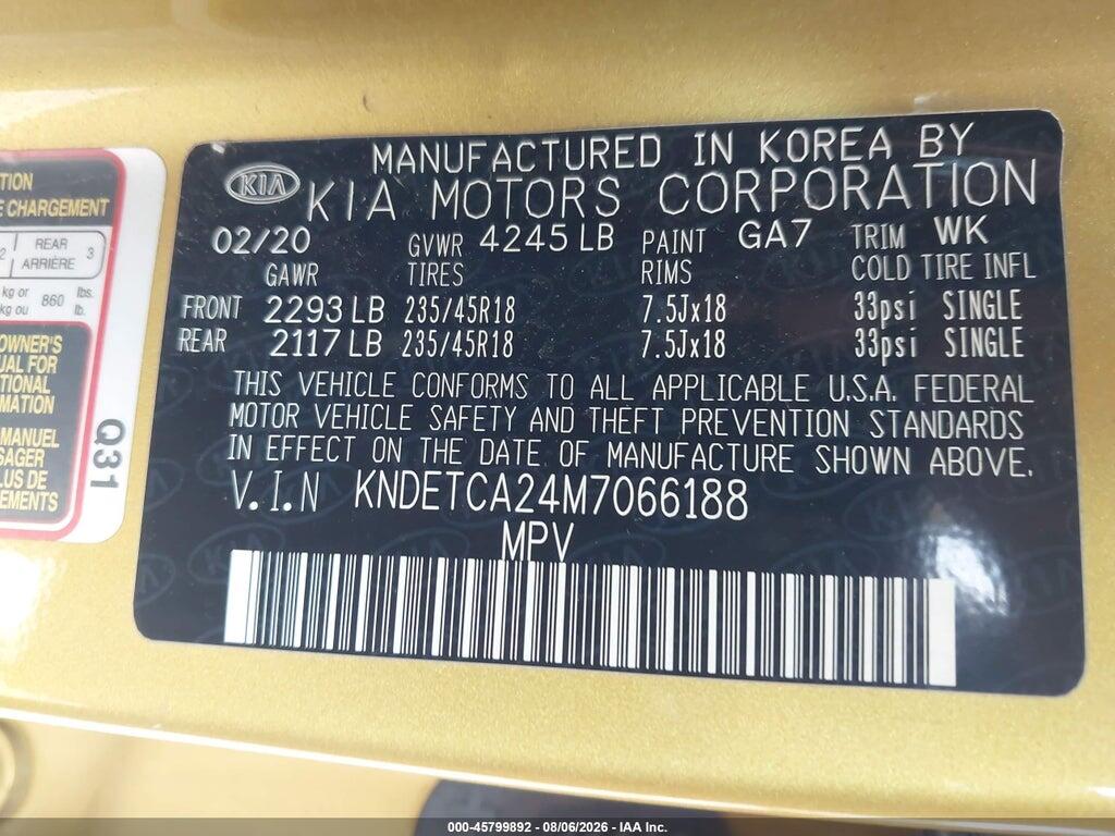 KNDETCA24M7066188 2021 KIA SELTOS photo no. 9