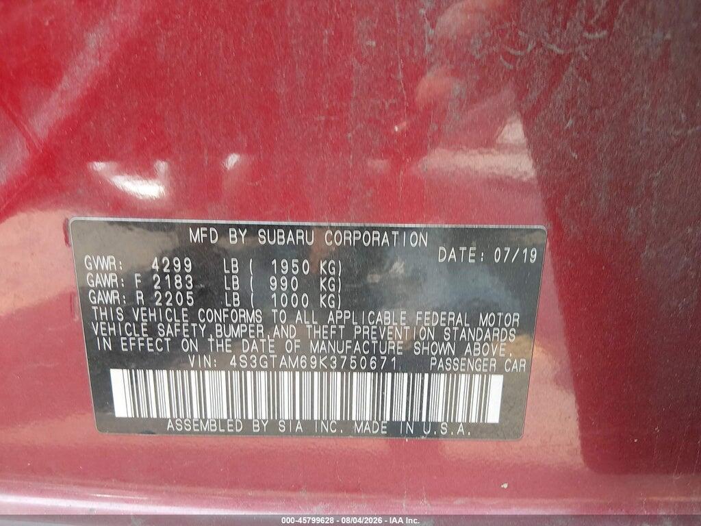 JF2GTHMC7M8376471 2021 SUBARU CROSSTREK photo no. 9