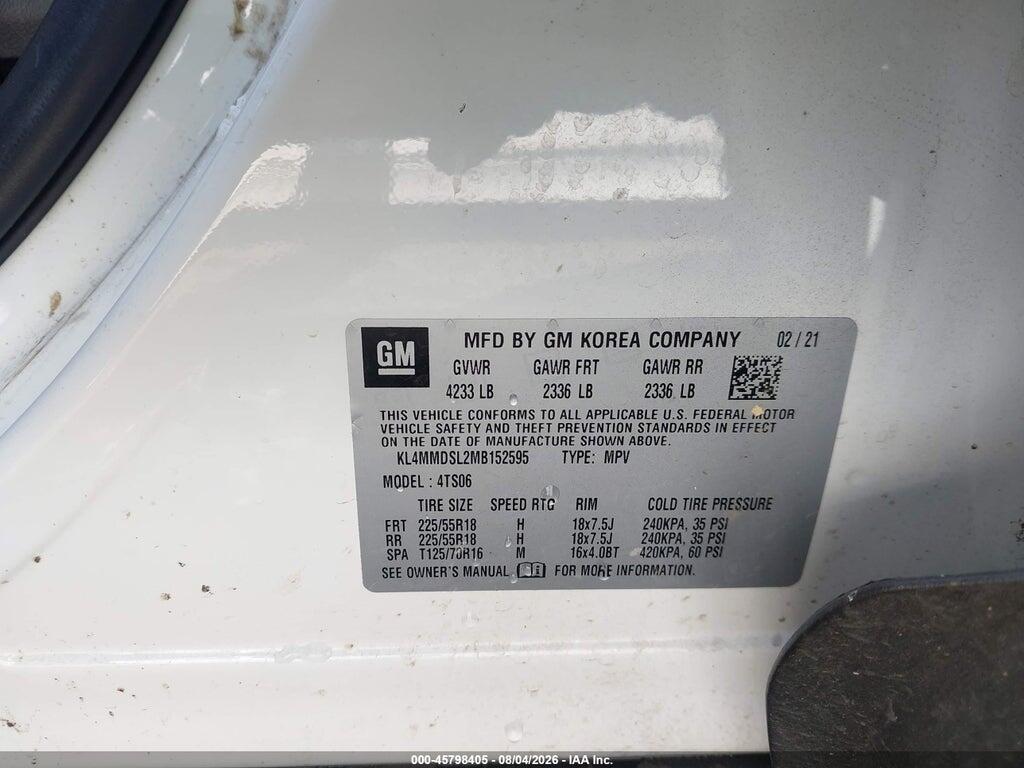 KL4MMDSL2MB152595 2021 BUICK ENCORE GX photo no. 9