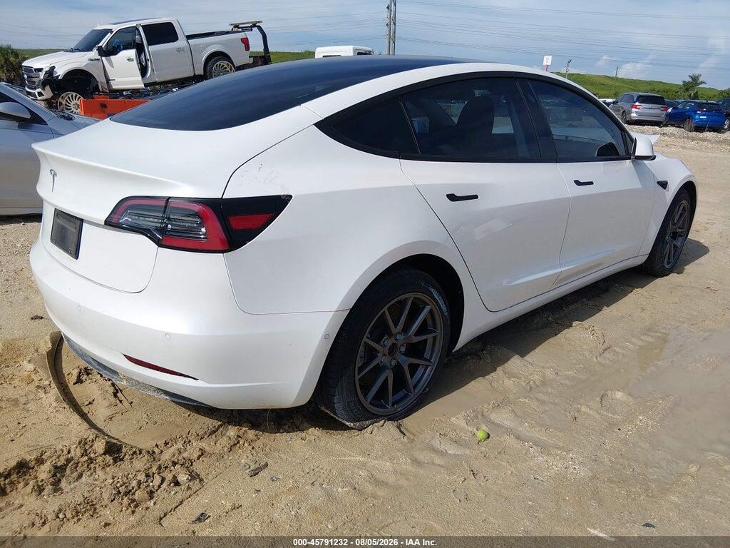 5YJ3E1EA4MF099001 2021 TESLA MODEL 3 photo no. 4