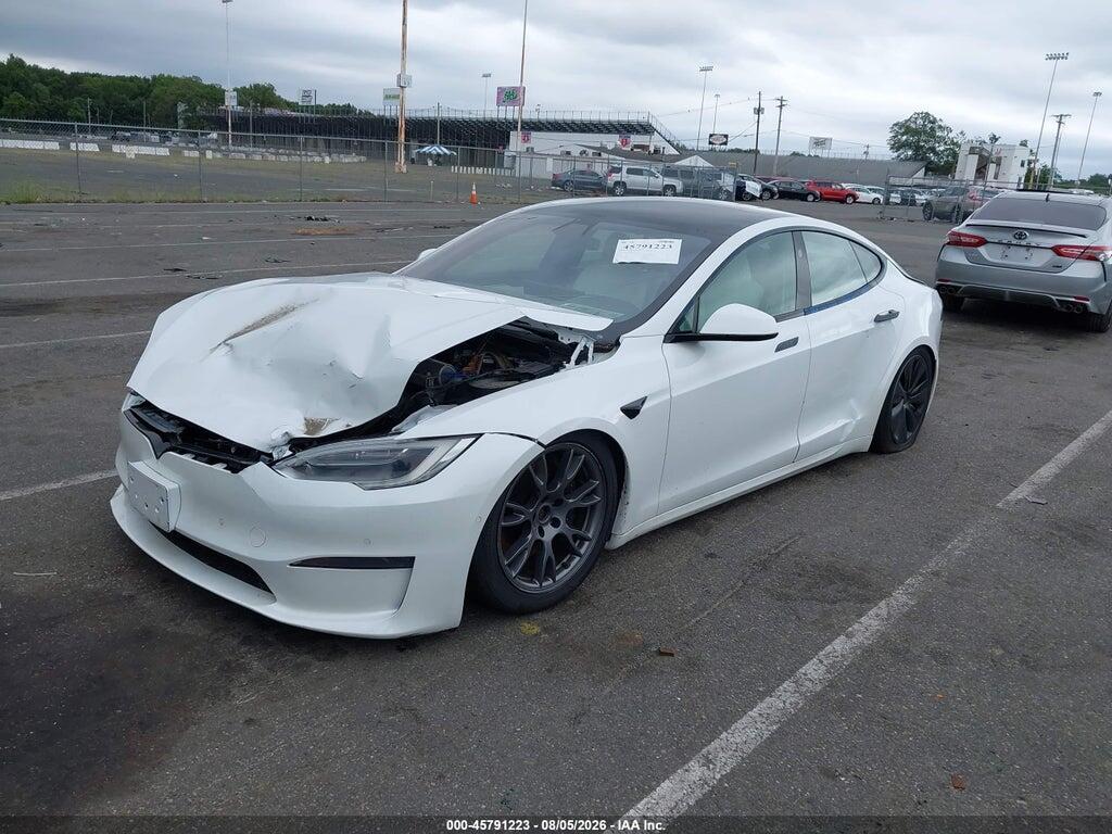 5YJSA1E52MF428532 2021 TESLA MODEL S photo no. 2