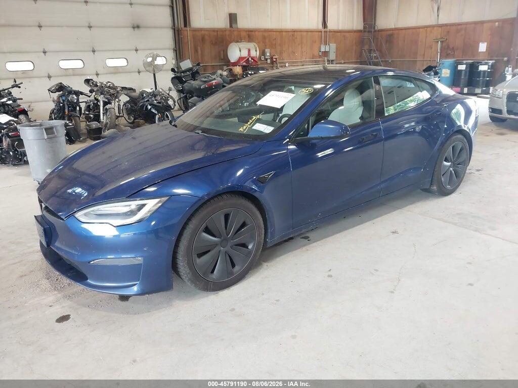 5YJSA1E51MF428280 2021 TESLA MODEL S photo no. 2