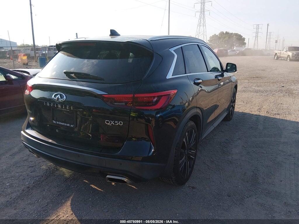 3PCAJ5BB0MF109580 2021 INFINITI QX50 photo no. 4