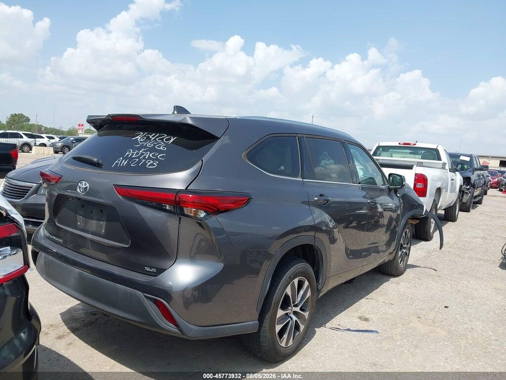 5TDGZRAH5MS529315 2021 TOYOTA HIGHLANDER photo no. 4