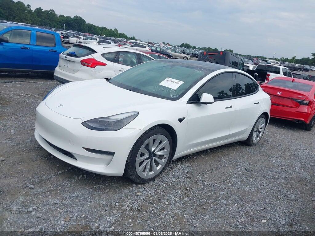5YJ3E1EA5MF879248 2021 TESLA MODEL 3 photo no. 2