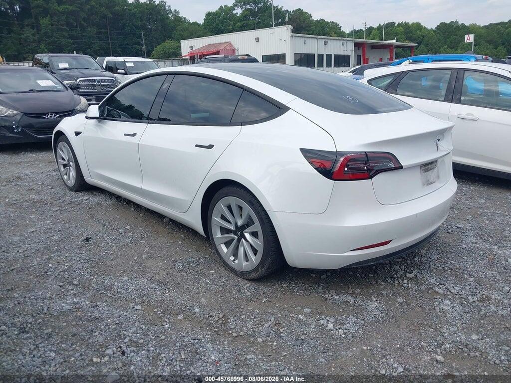 5YJ3E1EA5MF879248 2021 TESLA MODEL 3 photo no. 3