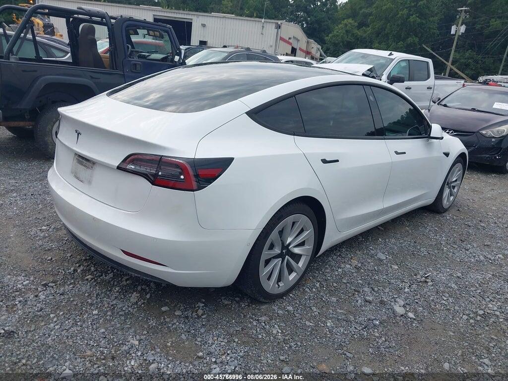 5YJ3E1EA5MF879248 2021 TESLA MODEL 3 photo no. 4
