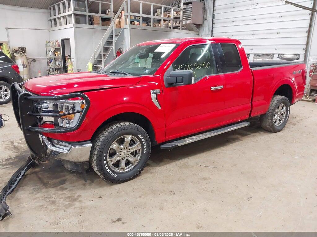 1FTEX1EB7MKD05443 2021 FORD F-150 photo no. 2