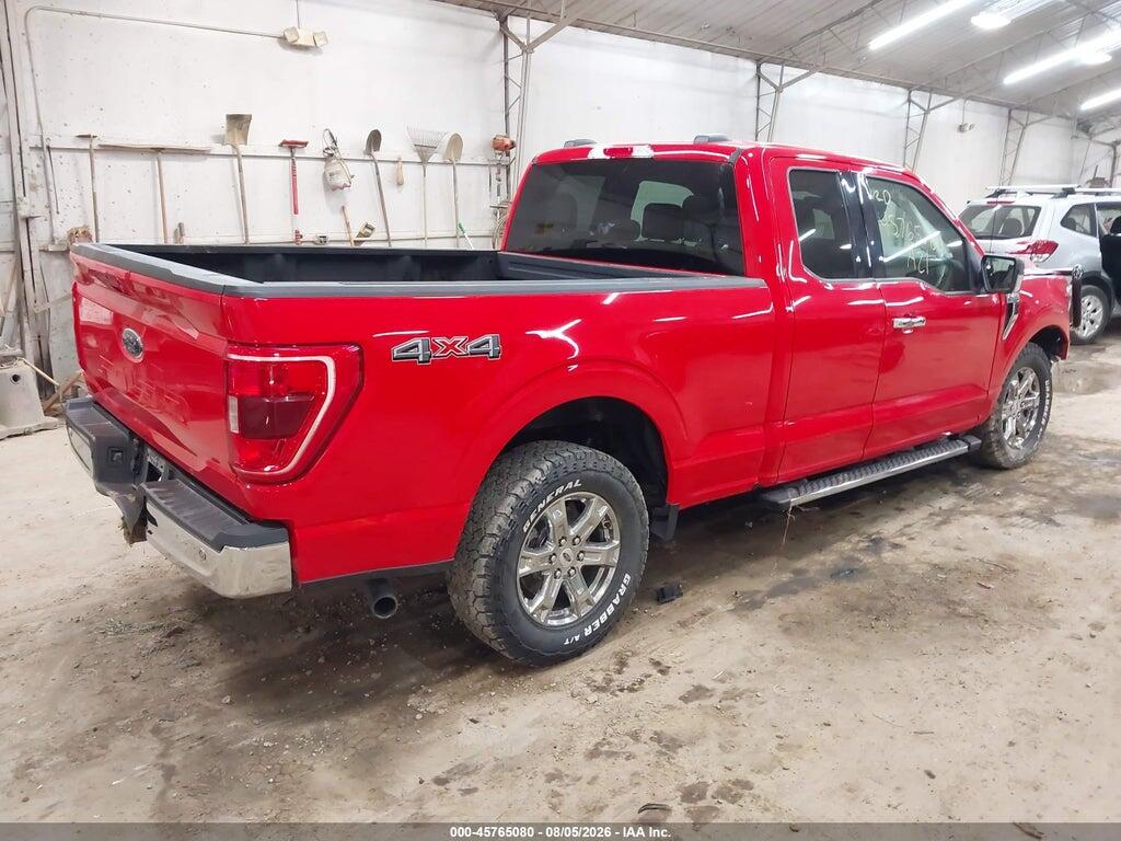 1FTEX1EB7MKD05443 2021 FORD F-150 photo no. 4