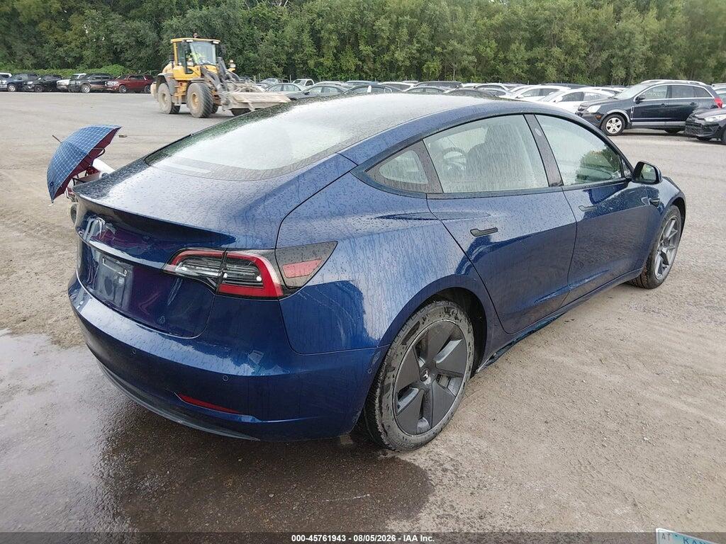5YJ3E1EA1MF084861 2021 TESLA MODEL 3 photo no. 4