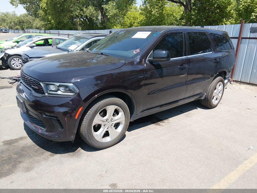 1C4RDJDG3MC718283 2021 DODGE DURANGO photo no. 2