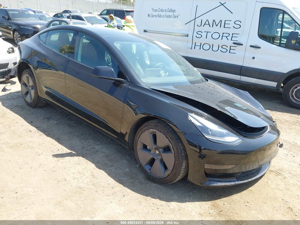 5YJ3E1EAXNF373691 2022 TESLA MODEL 3 photo no. 1