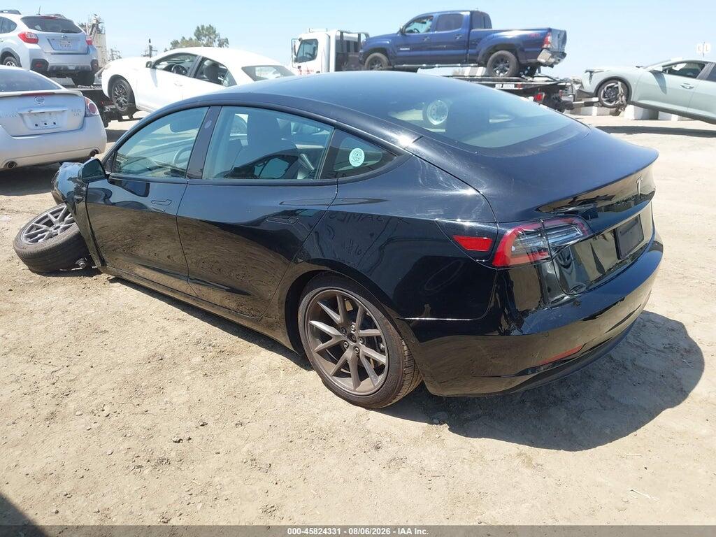 5YJ3E1EAXNF373691 2022 TESLA MODEL 3 photo no. 3